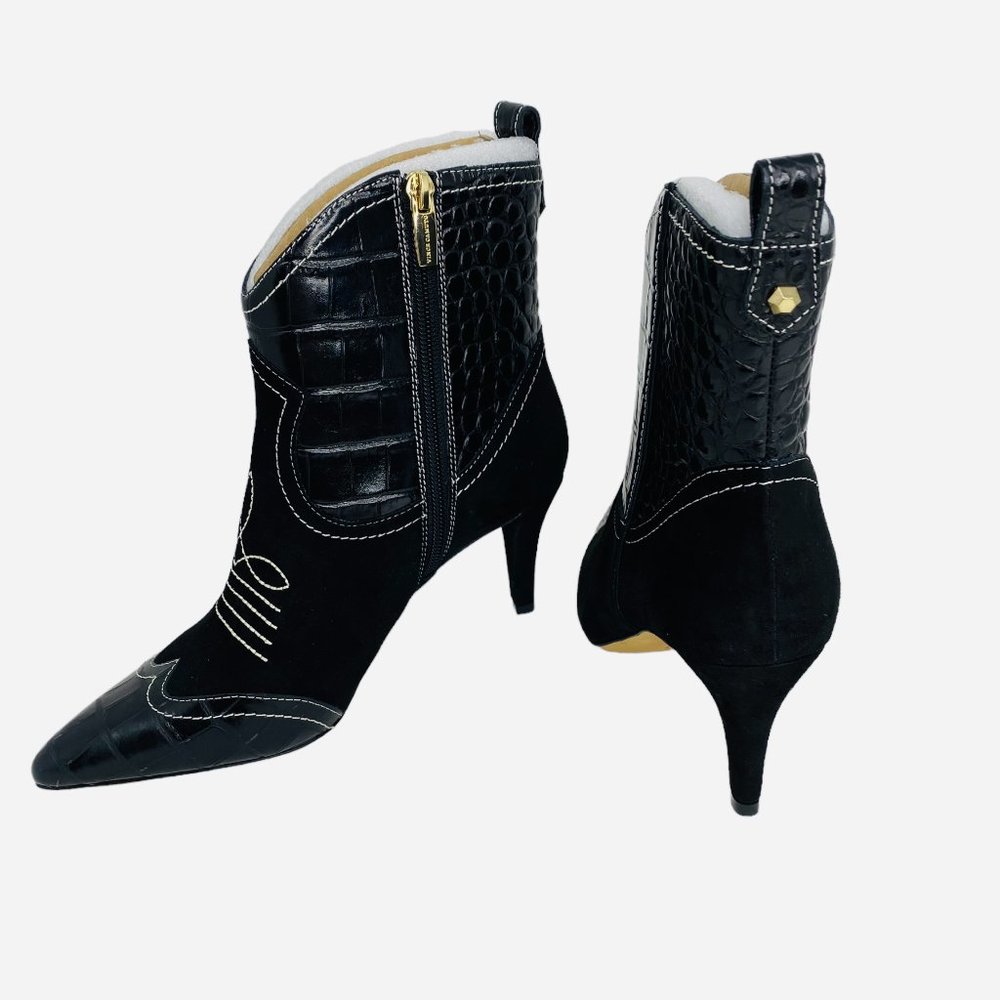 Vince Camuto Leather Saiovell Dress Bootie - Picture 4 of 9